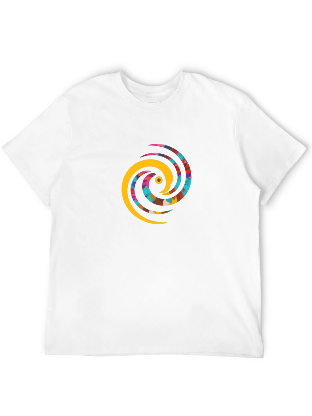 Abstract Swirl Graphic T-Shirt