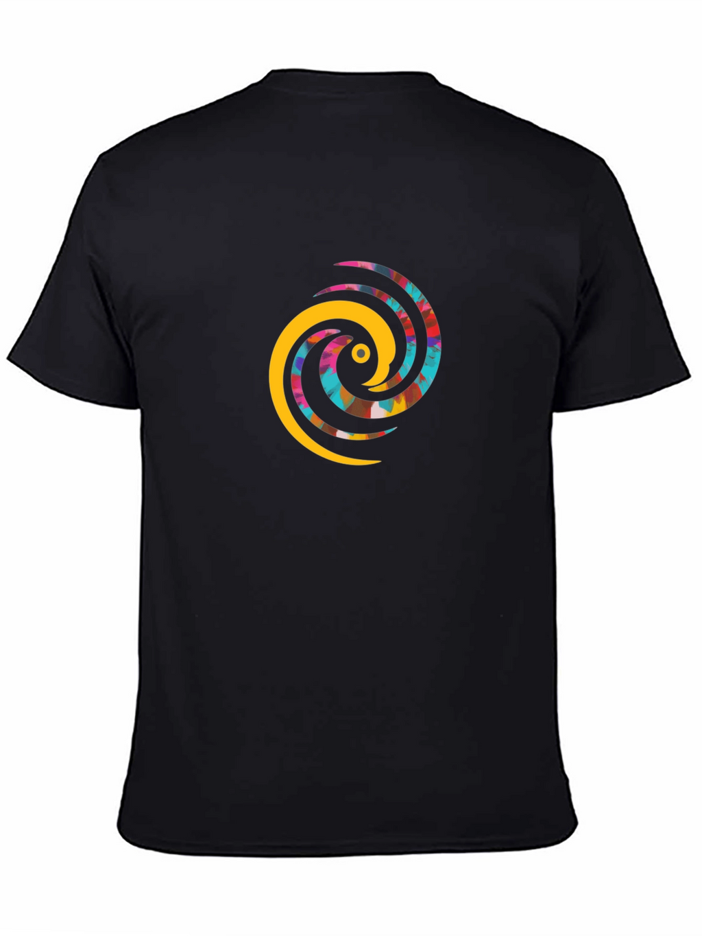 Abstract Swirl Graphic T-Shirt