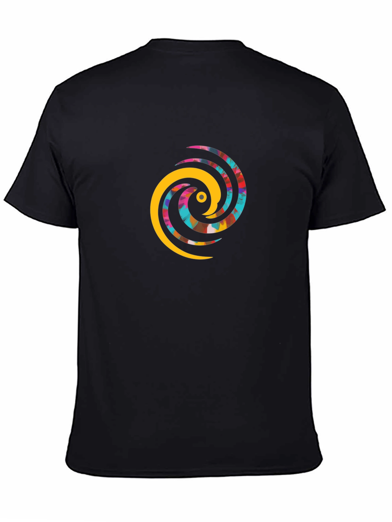 Abstract Swirl Graphic T-Shirt