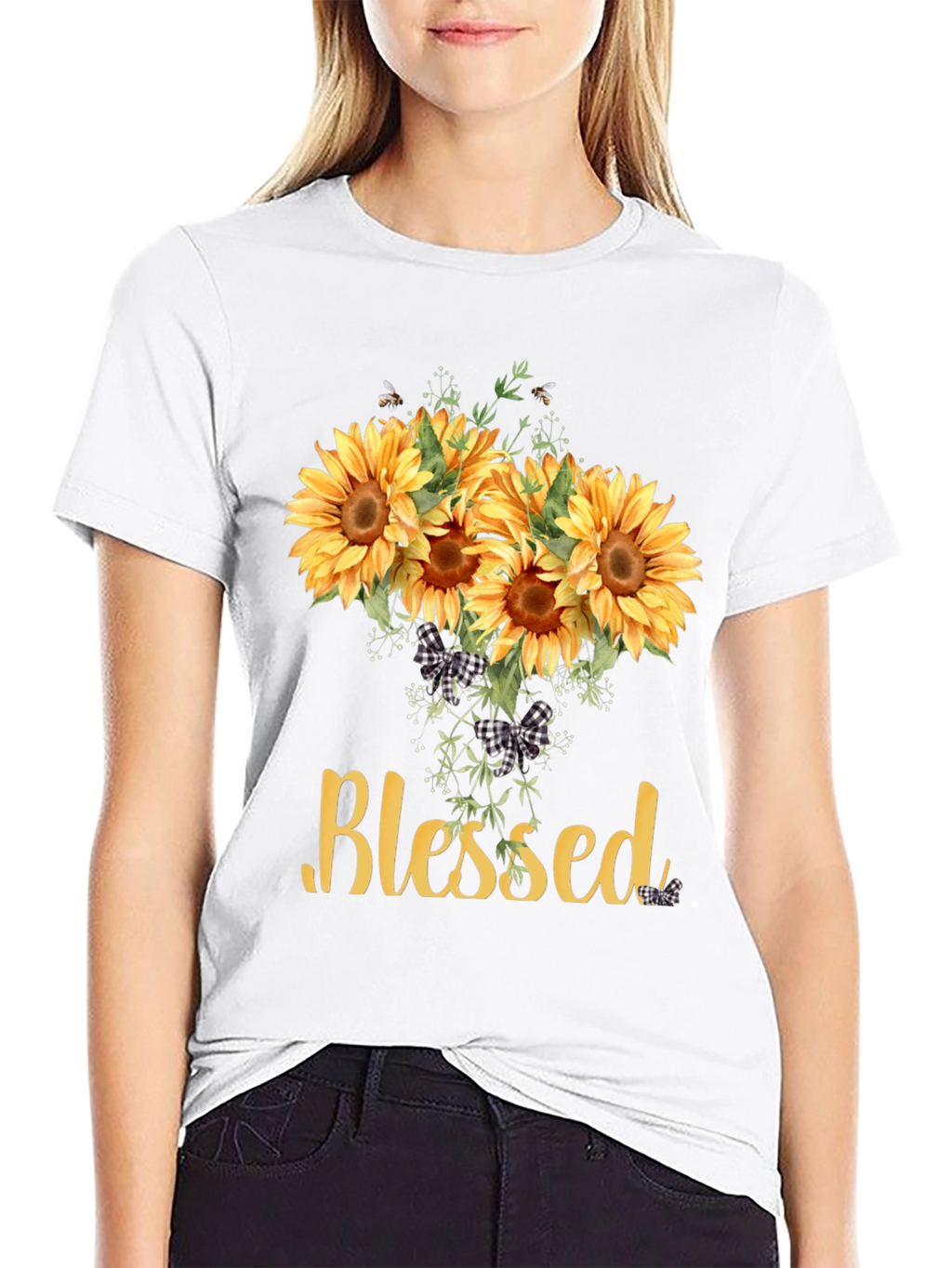 Blessed Sunflower Graphic Tee - Unisex Soft Cotton