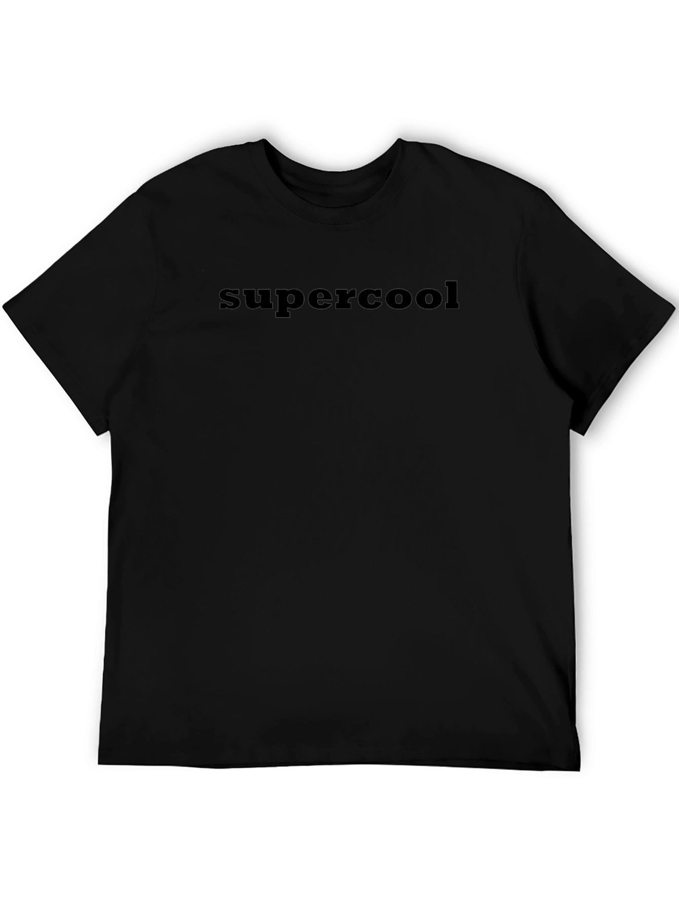 Supercool Black T-Shirt - Classic Style