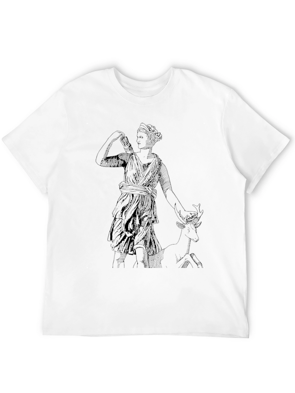 Artemis Graphic Tee - Black Casual Comfort