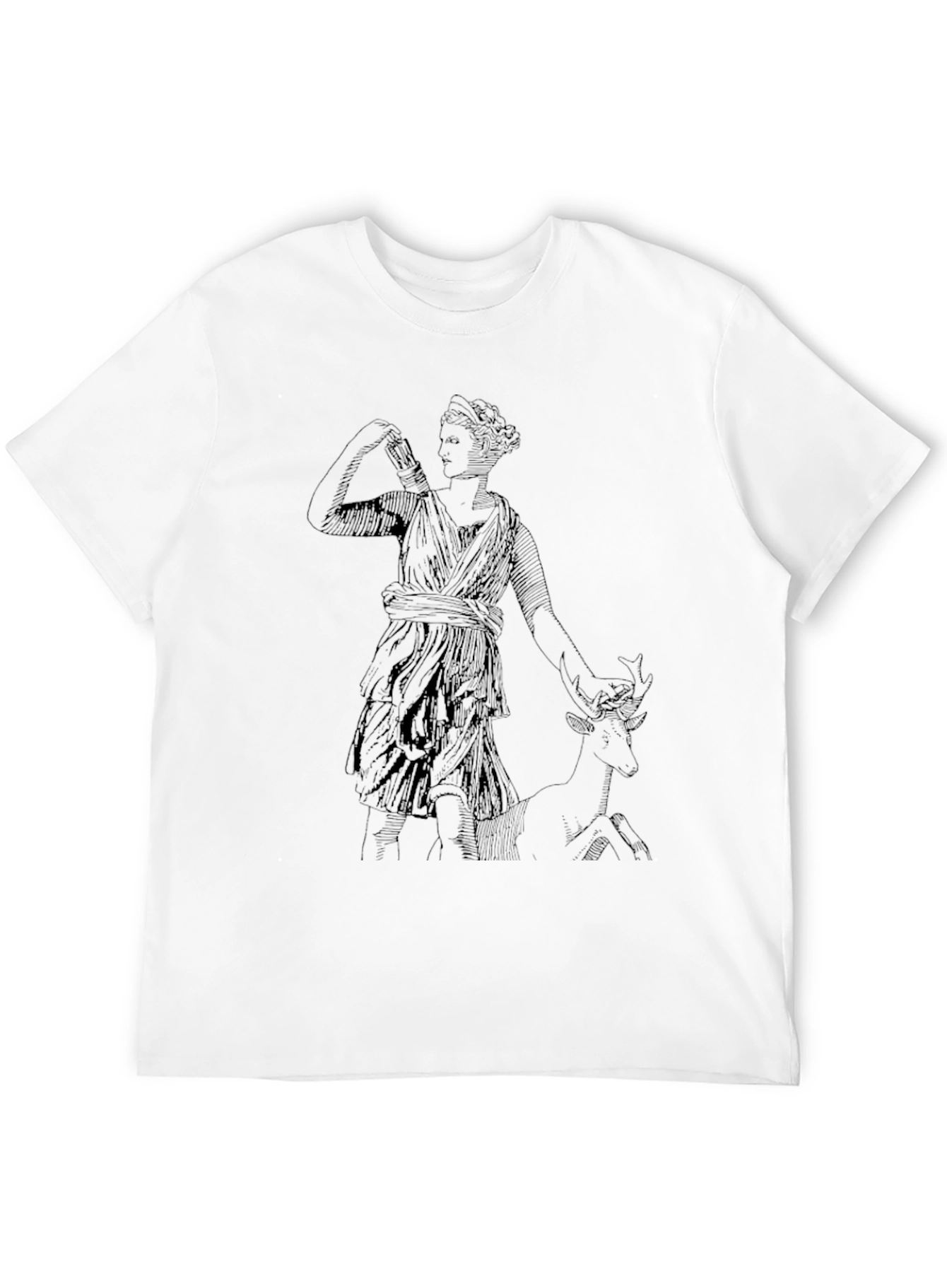 Artemis Graphic Tee - Black Casual Comfort