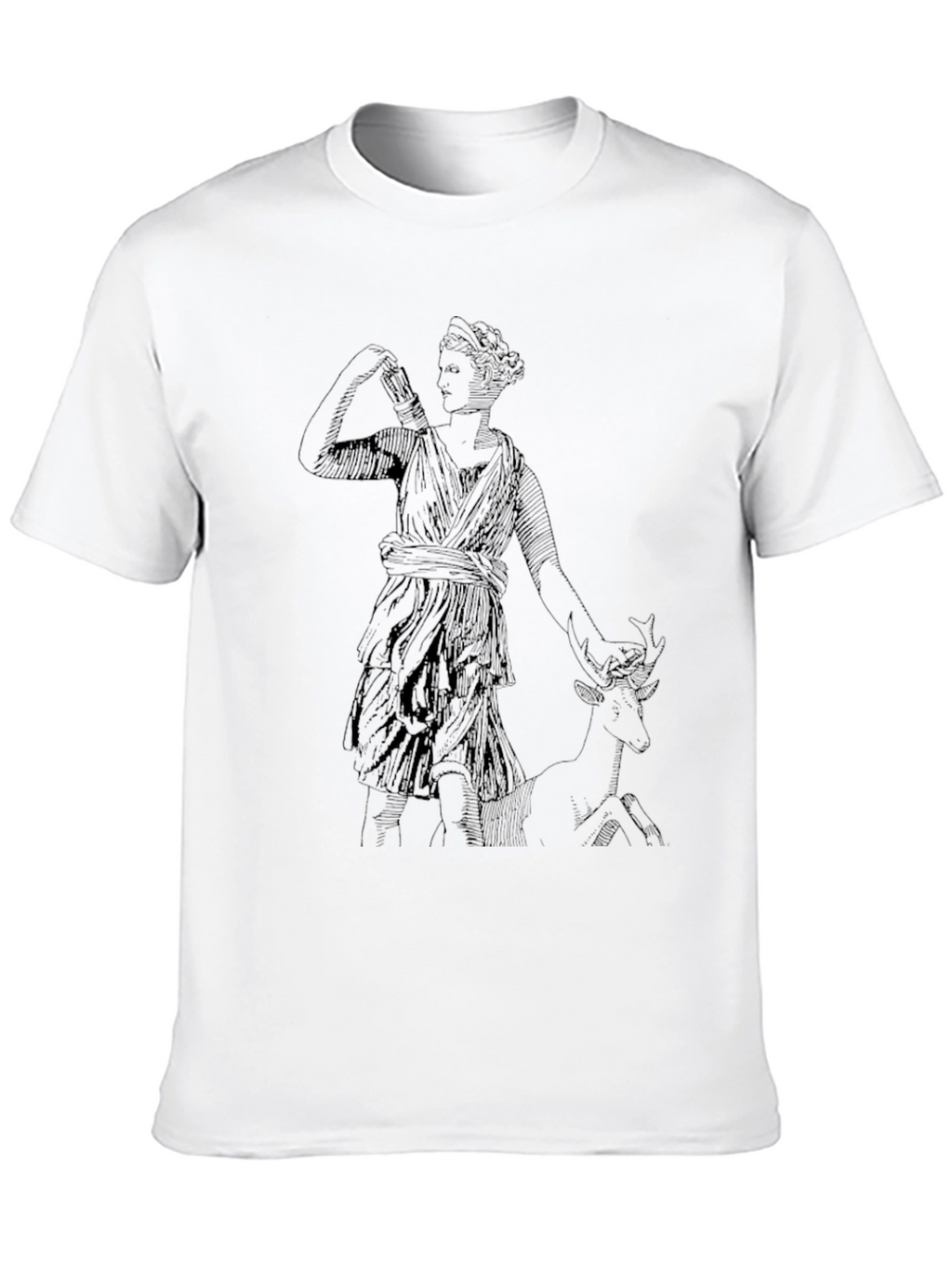 Artemis Graphic Tee - Black Casual Comfort