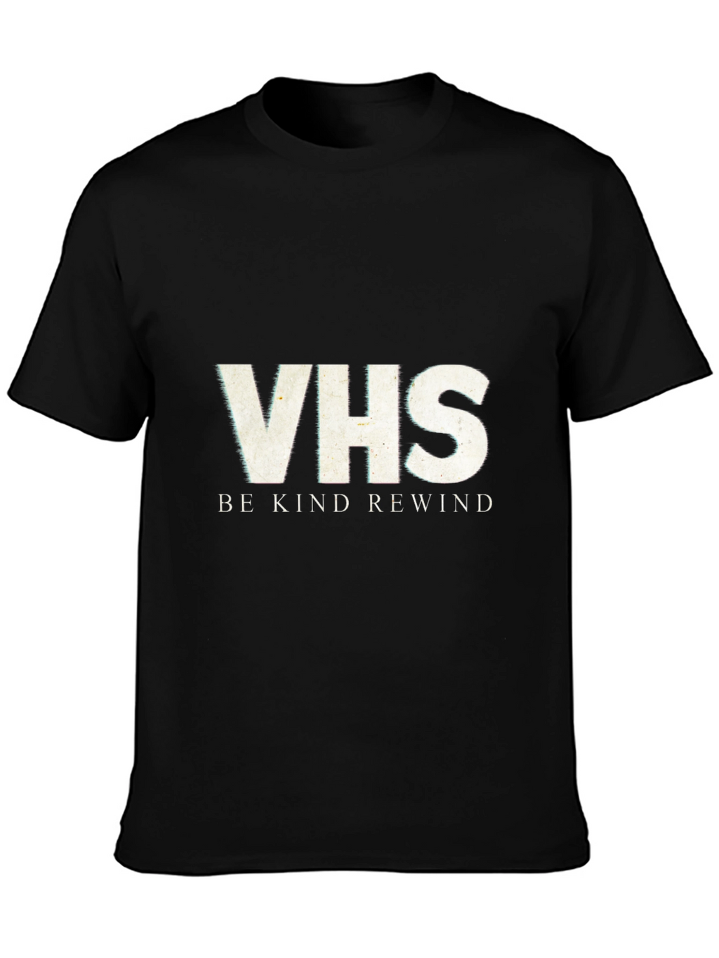 VHS Be Kind Rewind Black T-Shirt