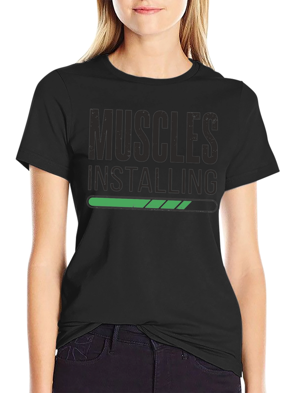 Muscles Installing Mens T-Shirt