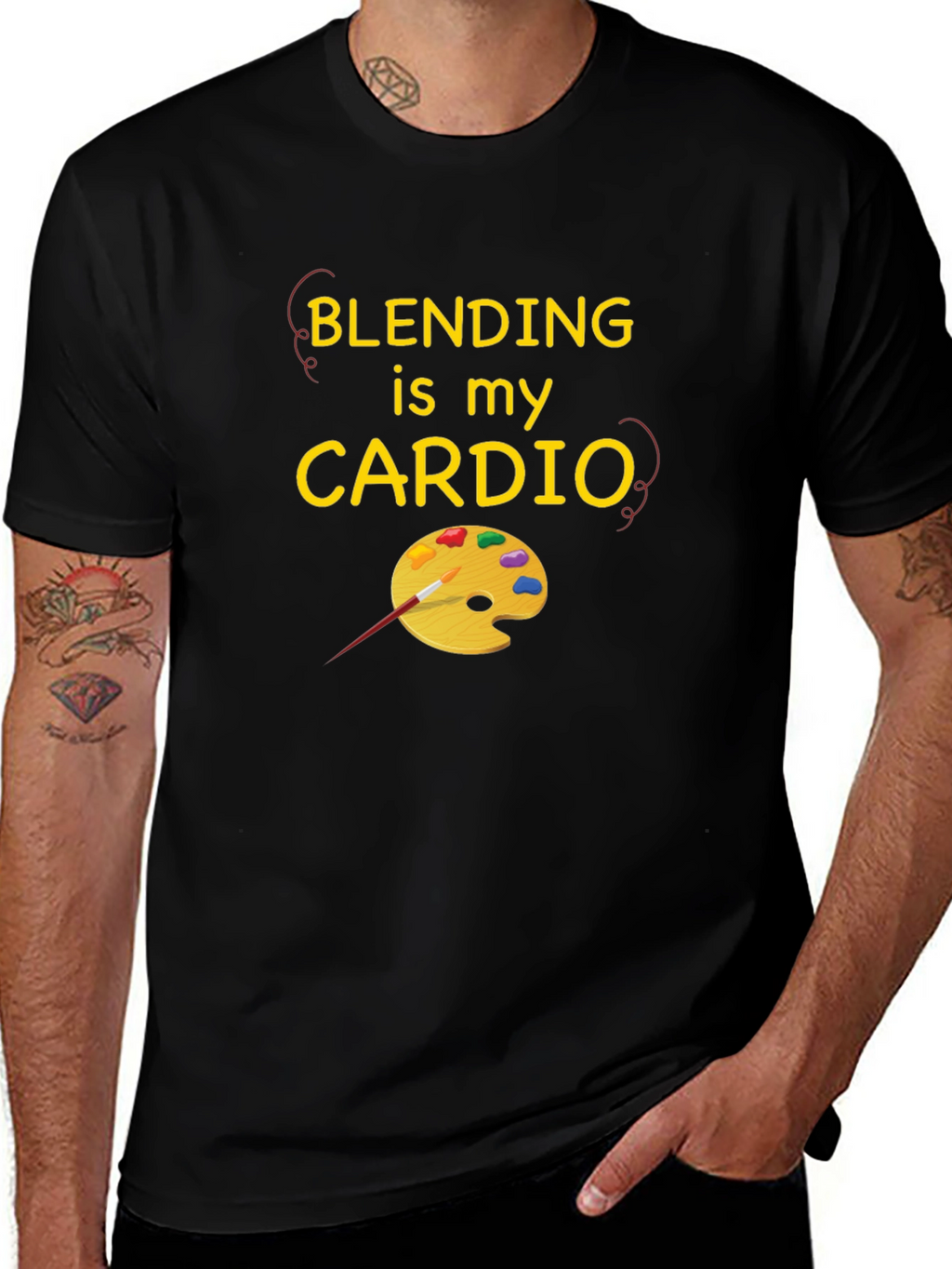 Blending is My Cardio Graphic T-Shirt