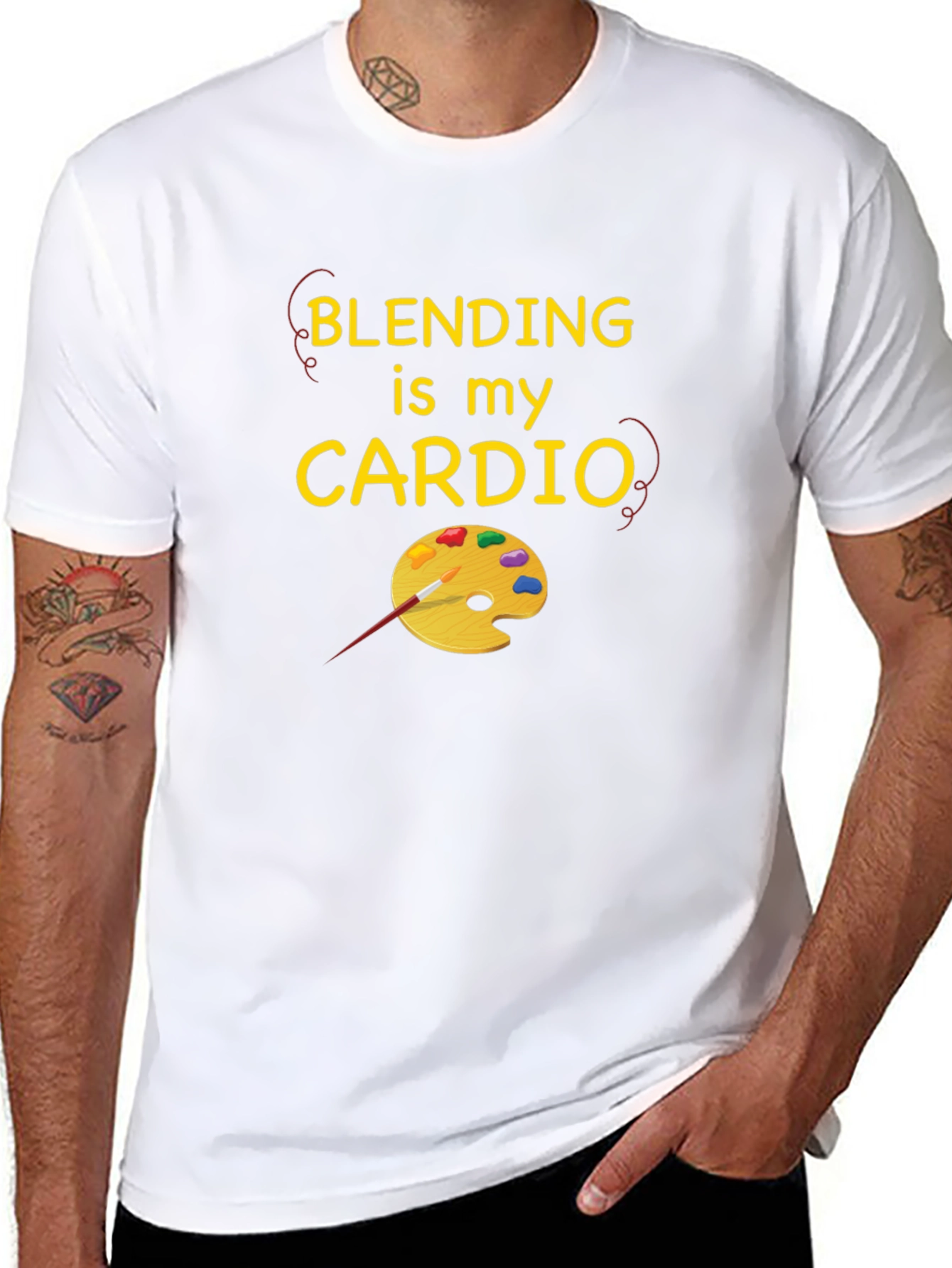 Blending is My Cardio Graphic T-Shirt