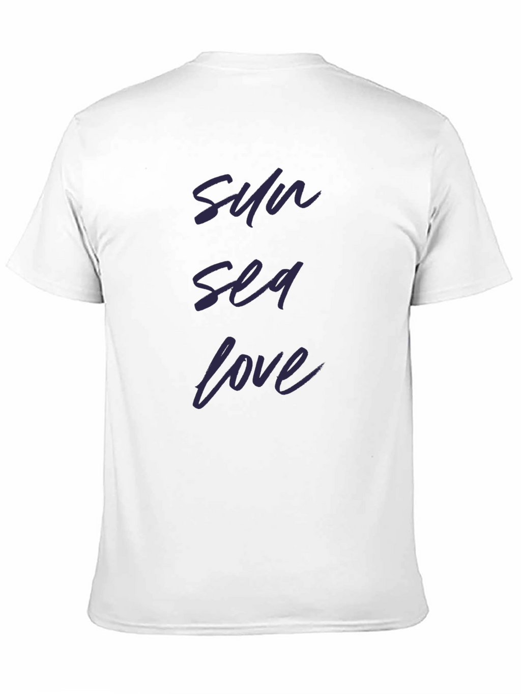 Sun Sea Love Black T-Shirt