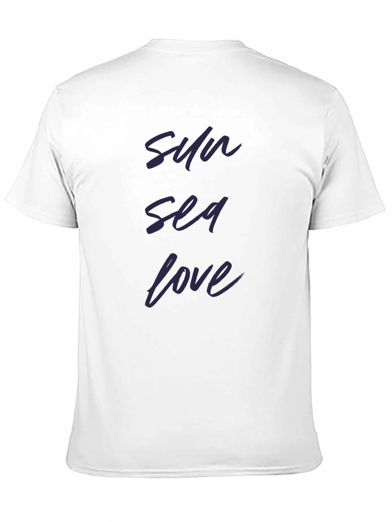 Sun Sea Love Black T-Shirt