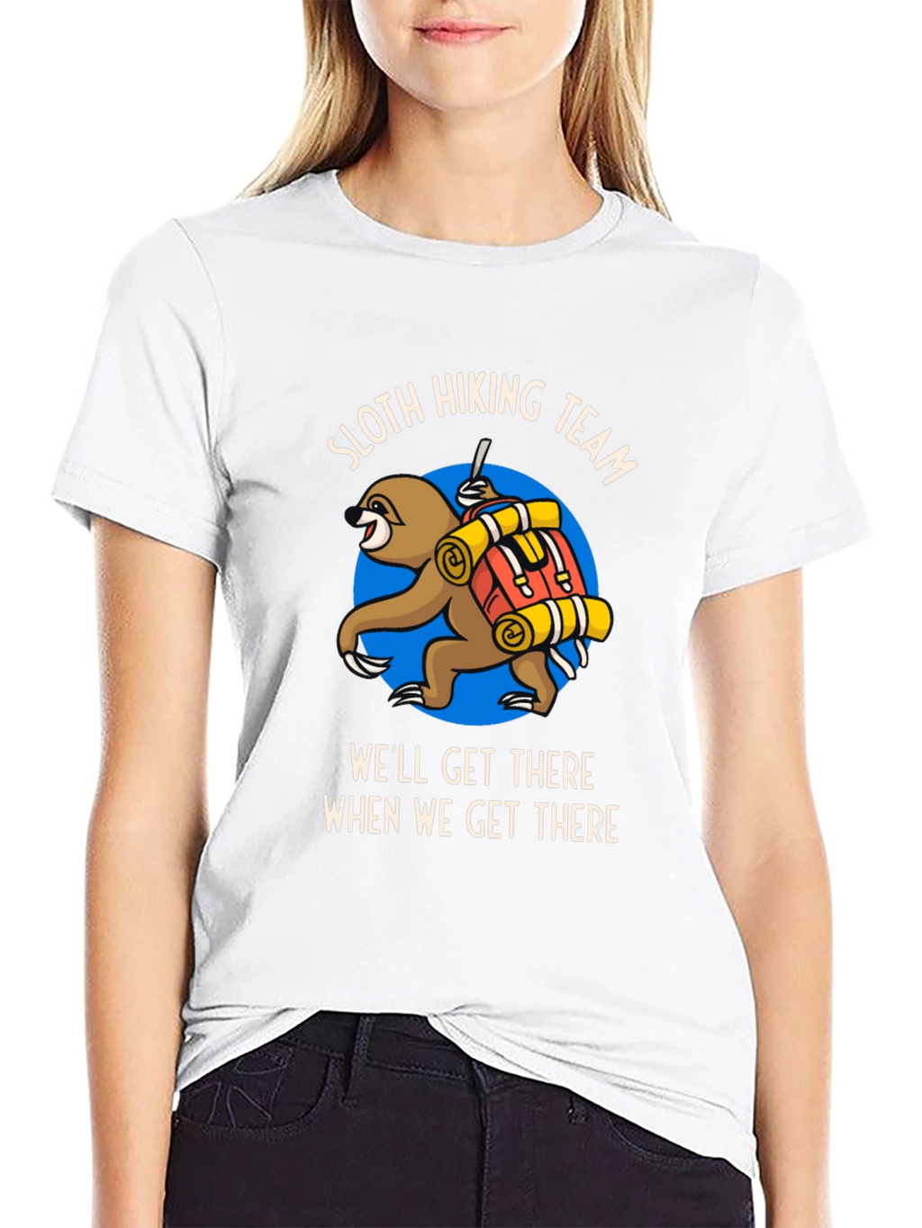 Sloth Hiking Team T-Shirt - Well Get There