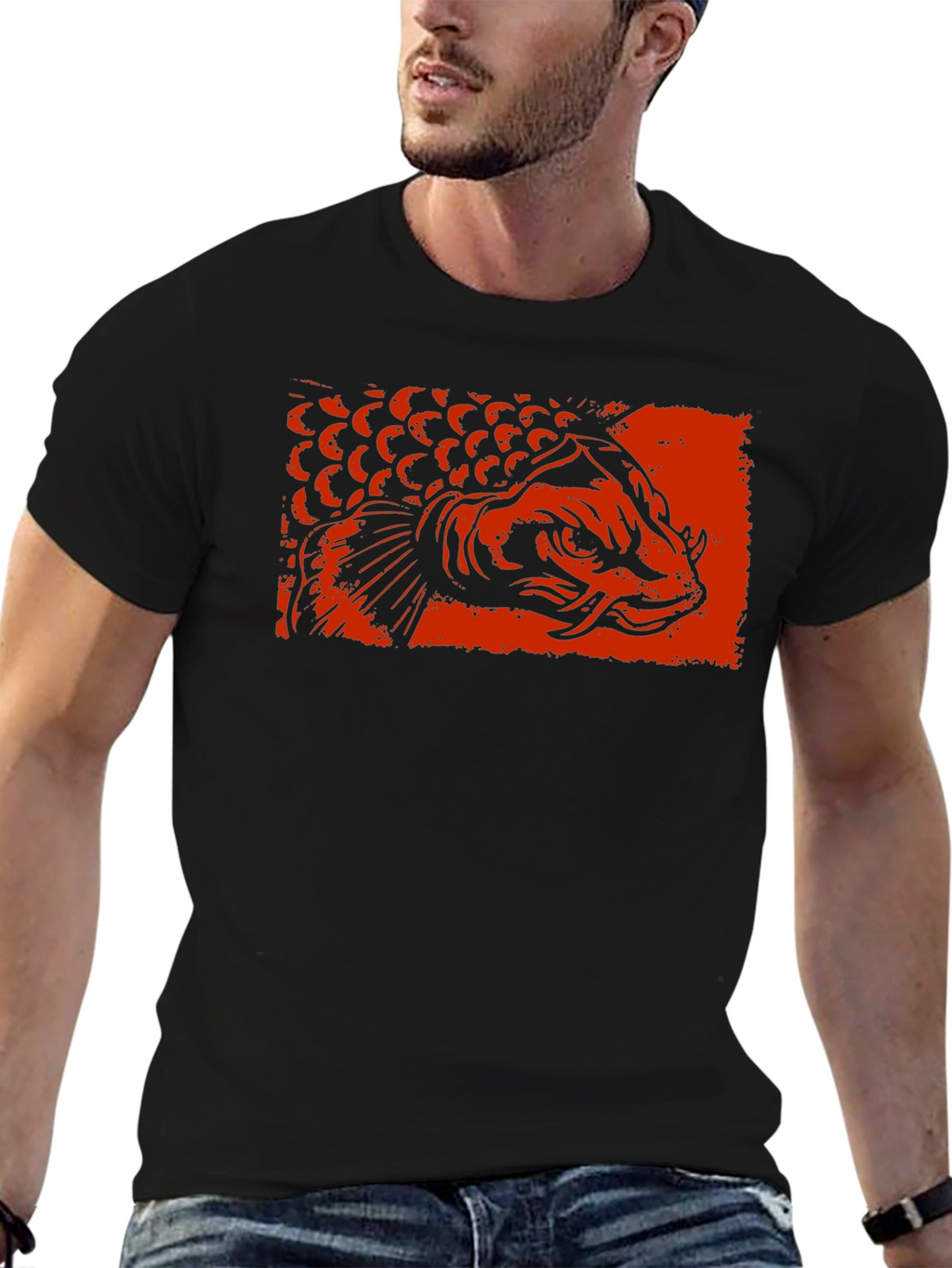 Koi Fish Graphic T-Shirt - Premium Cotton Tee