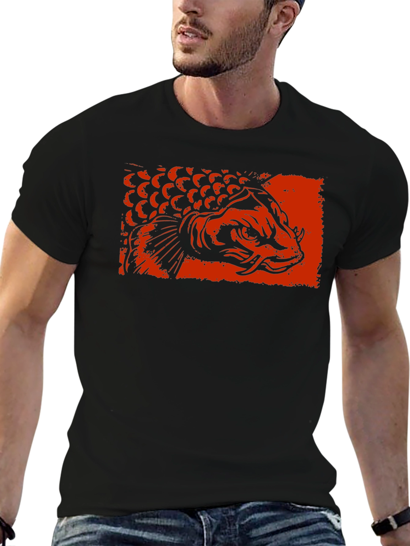 Koi Fish Graphic T-Shirt - Premium Cotton Tee