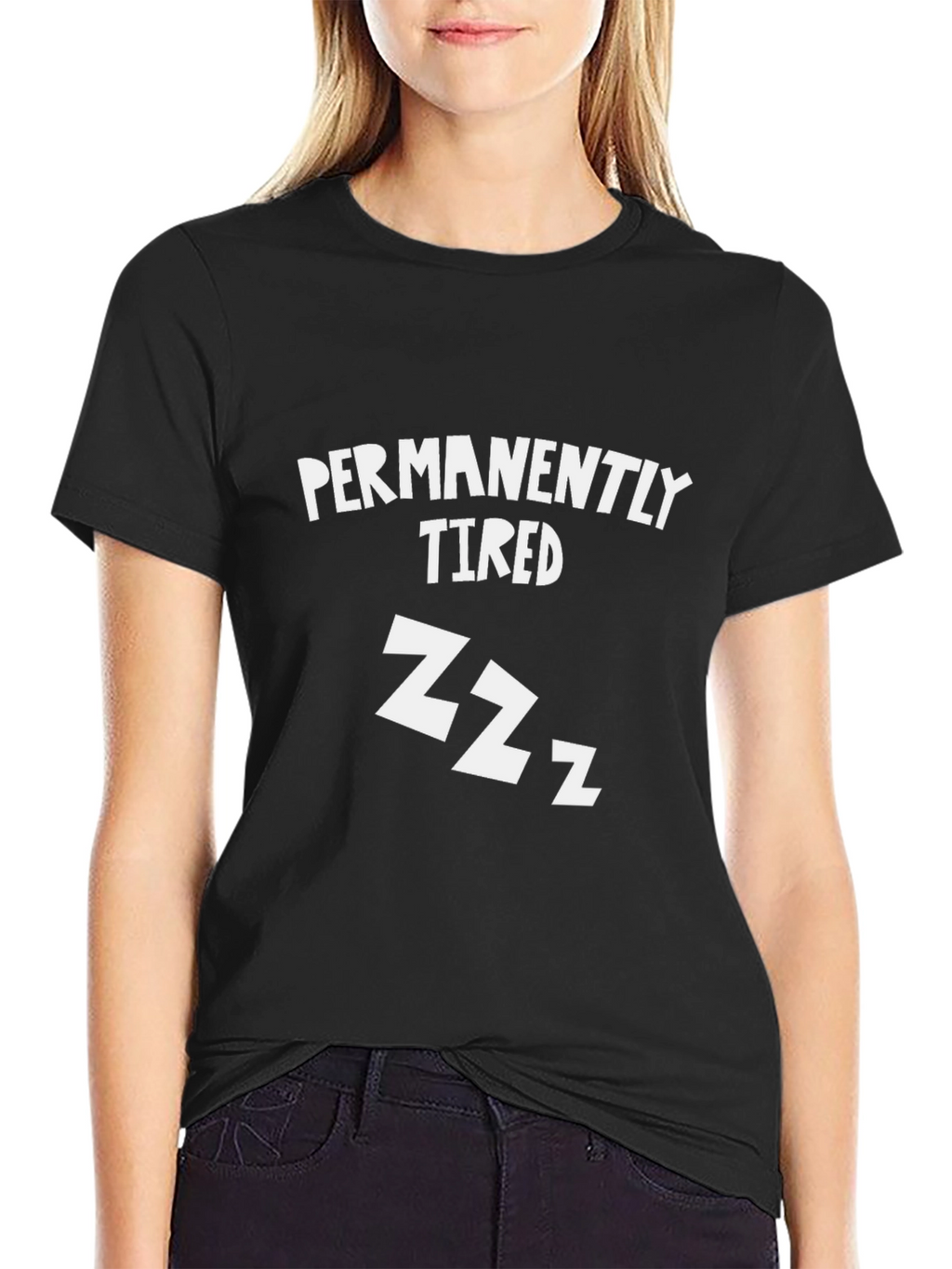 Permanently Tired Graphic T-Shirt - Mens Casual Wear