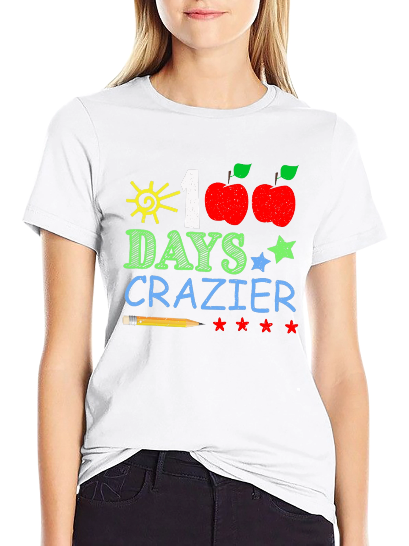 100 Days Crazier T-Shirt Teacher Shirt