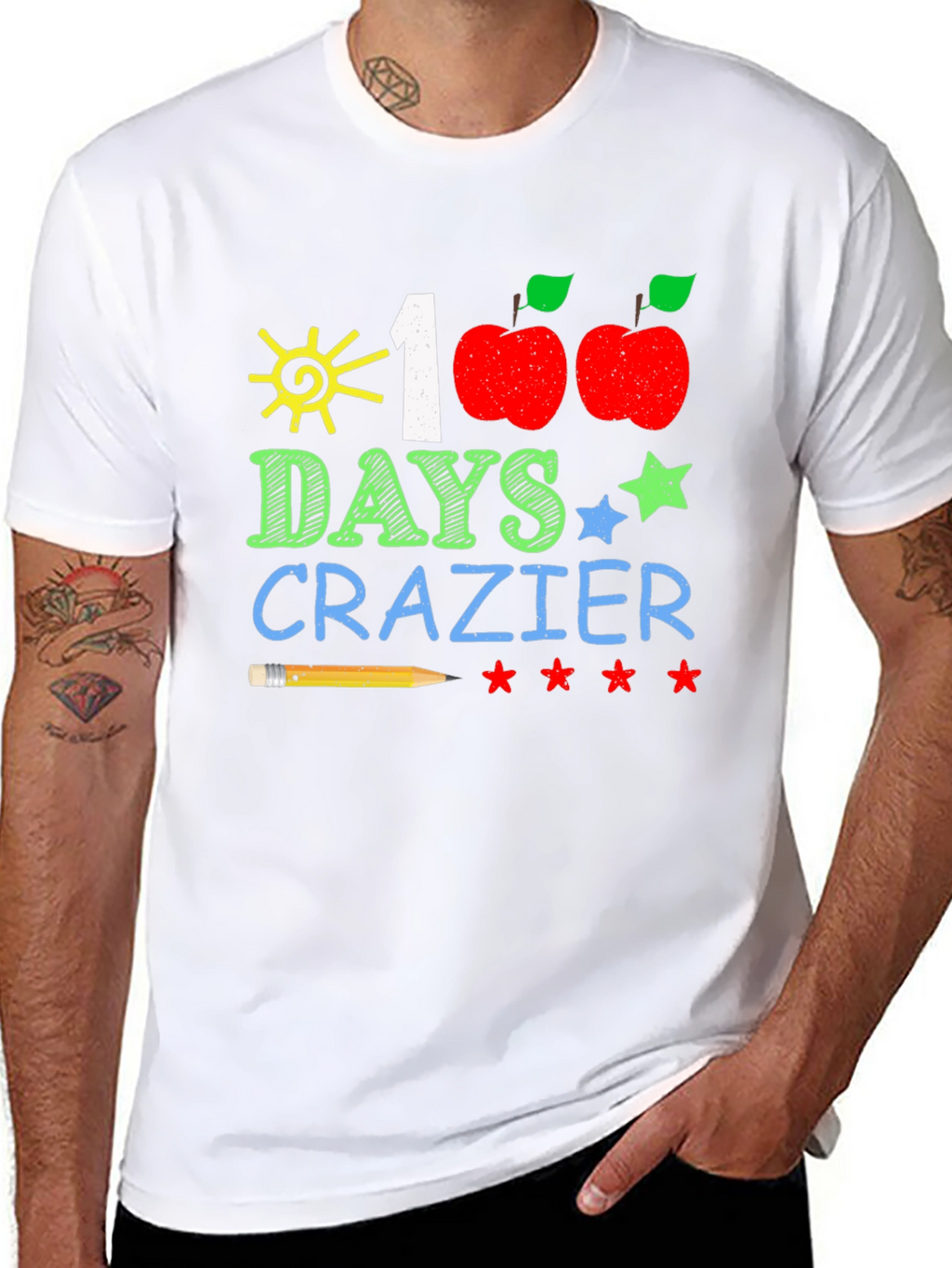 100 Days Crazier T-Shirt Teacher Shirt