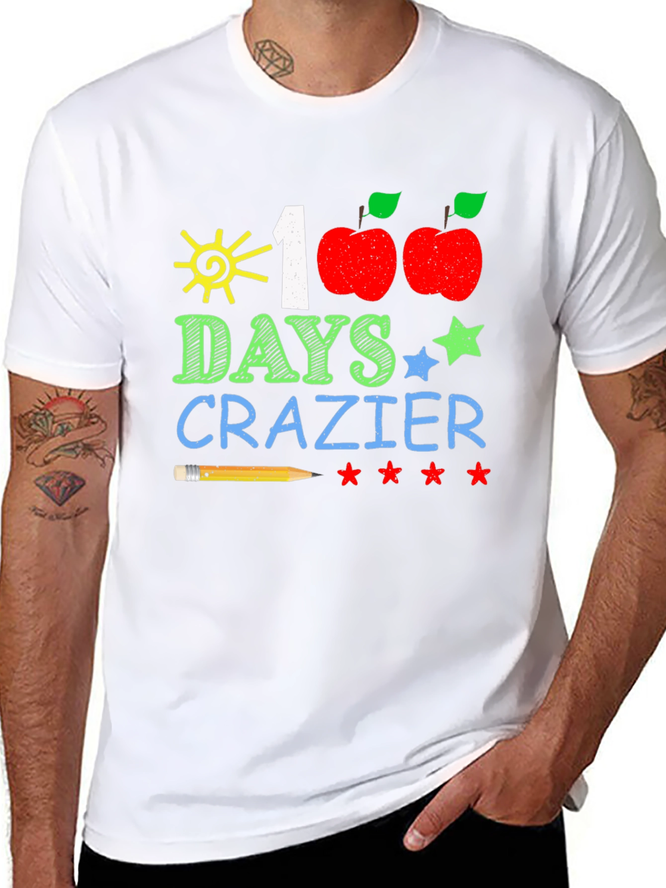 100 Days Crazier T-Shirt Teacher Shirt