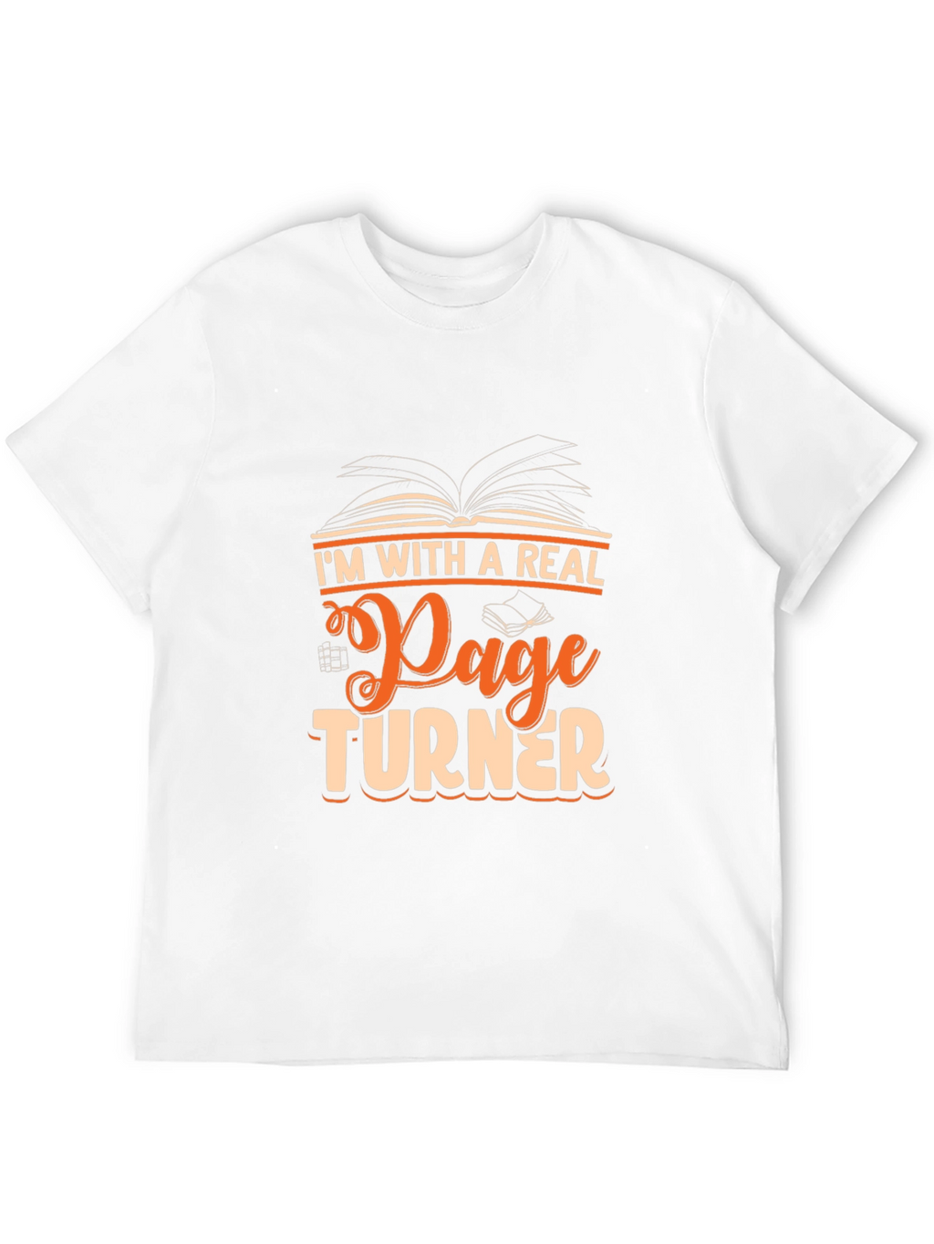 Im With A Real Page Turner Graphic T-Shirt