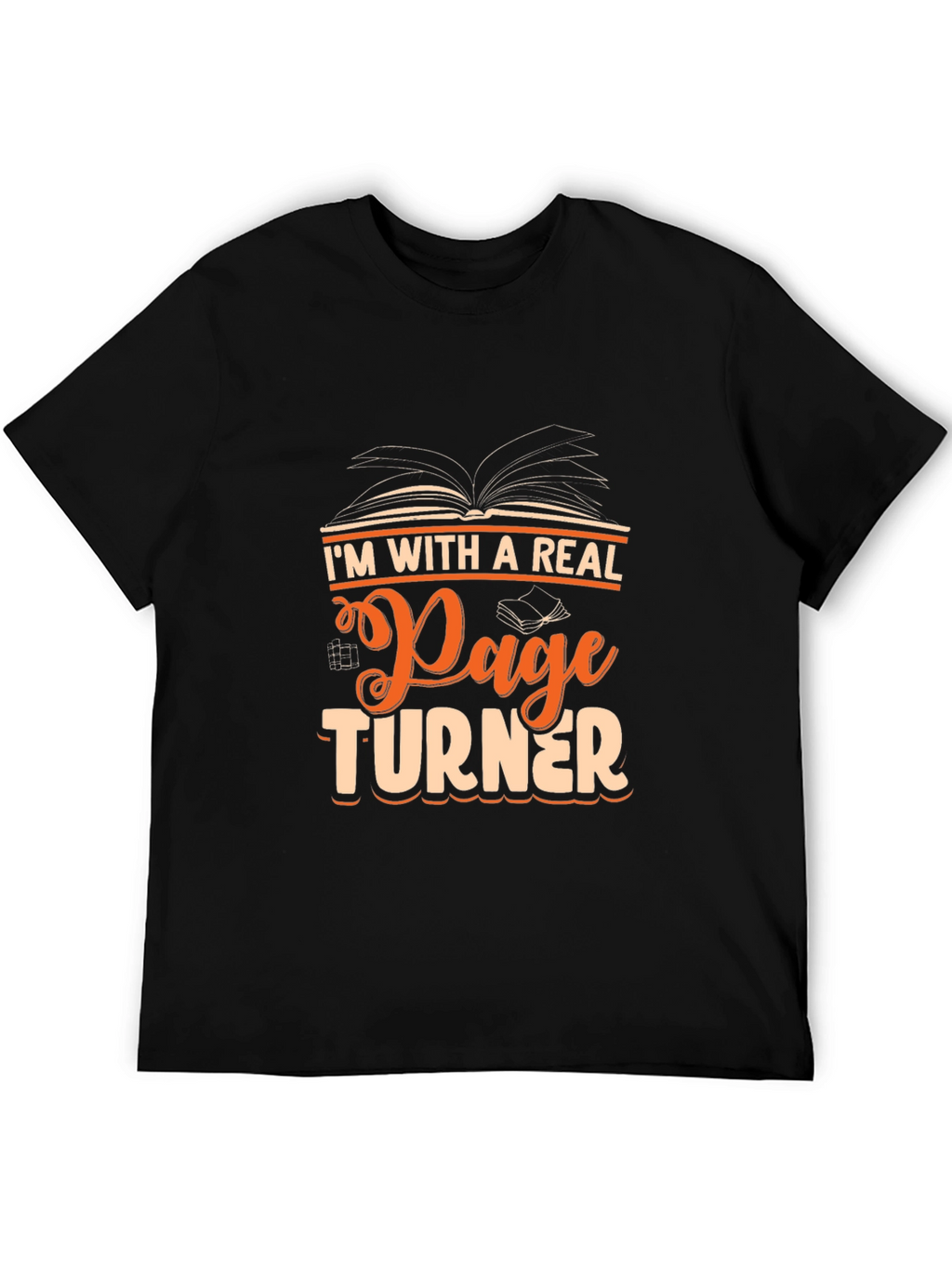 Im With A Real Page Turner Graphic T-Shirt