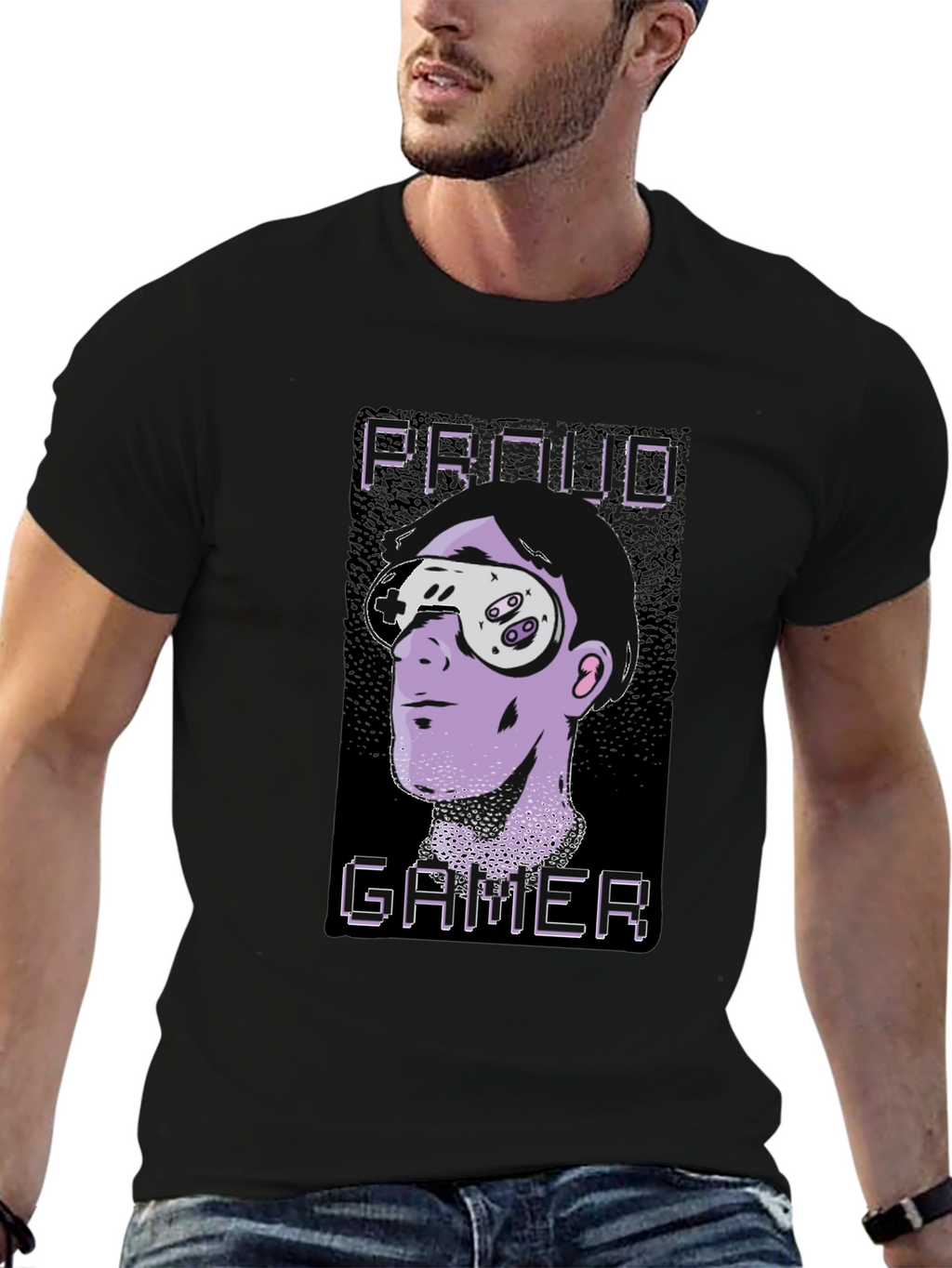 Proud Gamer Graphic Tee - Cool Geek T-Shirt