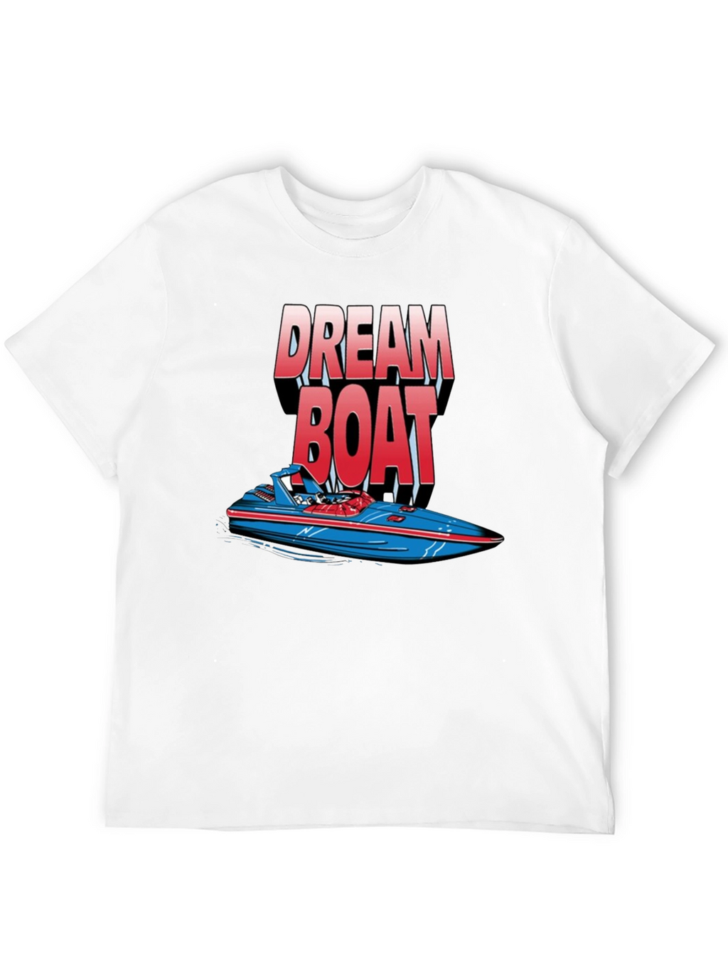 Dream Boat Graphic T-Shirt - Black Cotton Tee