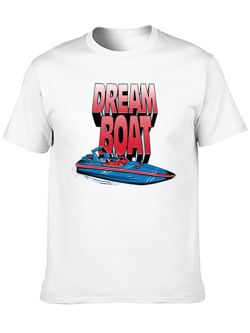 Dream Boat Graphic T-Shirt - Black Cotton Tee