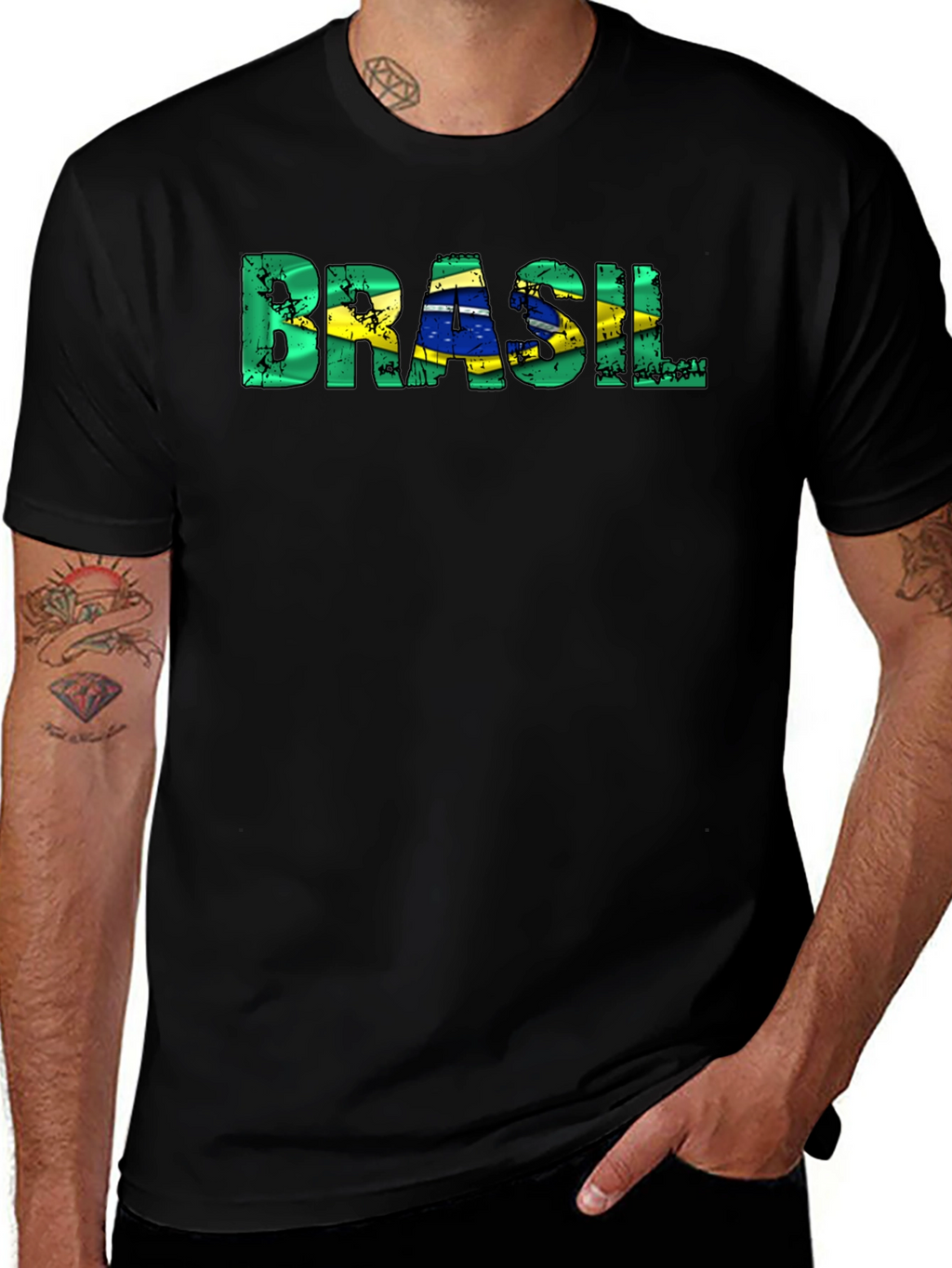 Brazil Flag T-Shirt - Graphic Tee