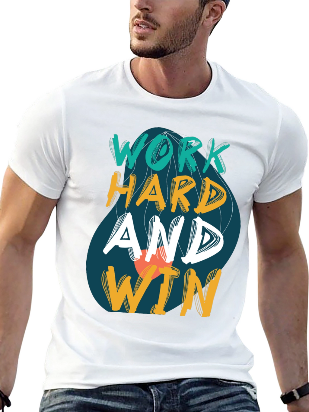 Work Hard and Win Graphic Tee