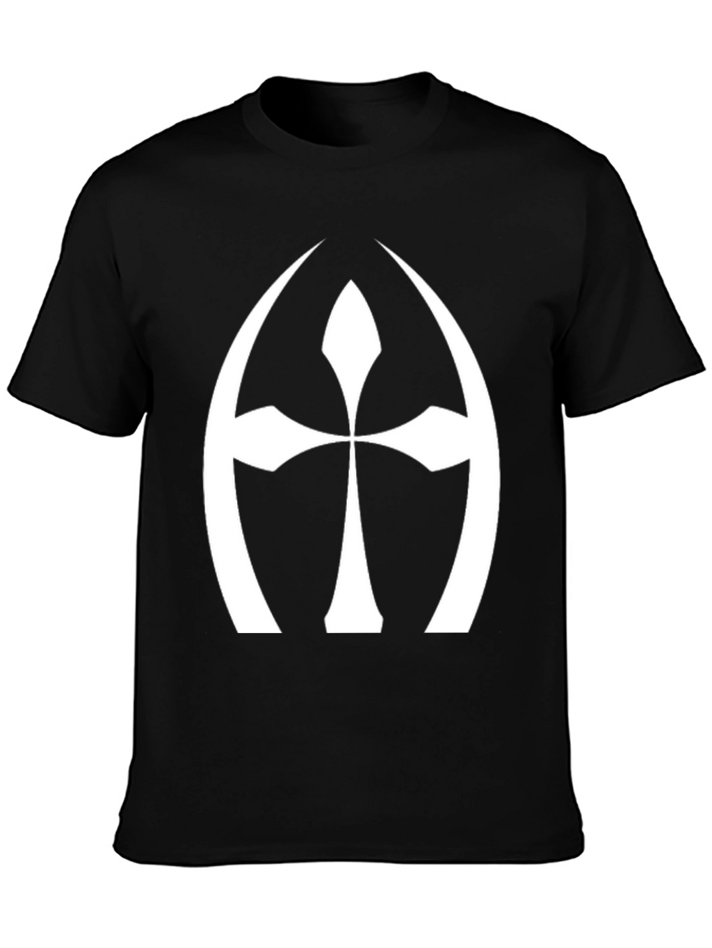 Cross Graphic Black T-Shirt