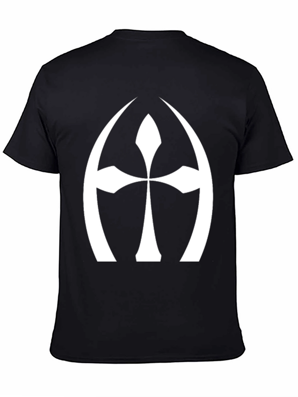 Cross Graphic Black T-Shirt