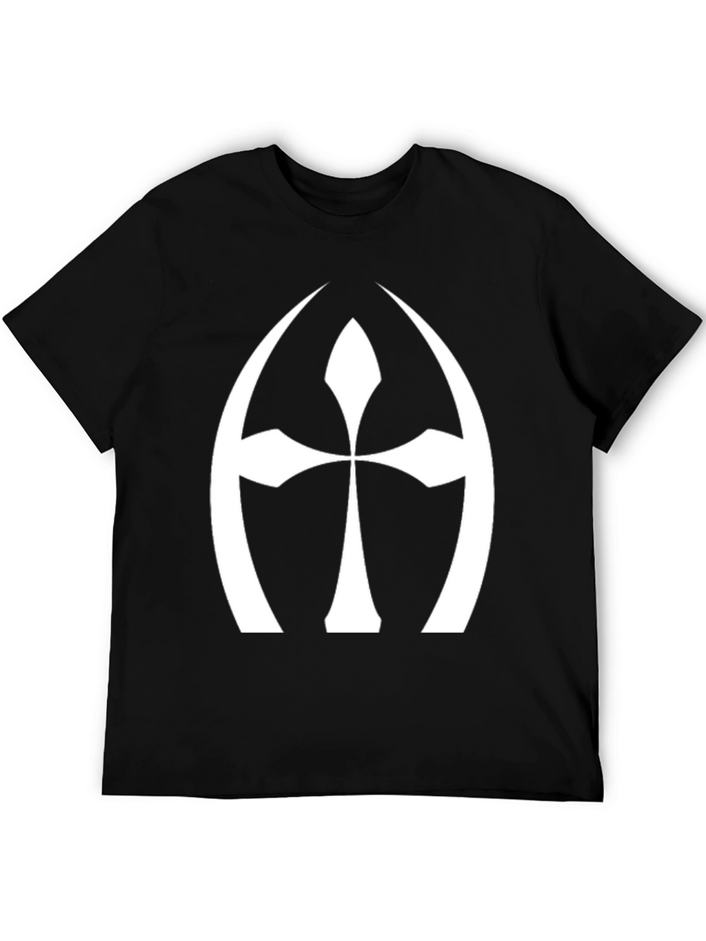 Cross Graphic Black T-Shirt
