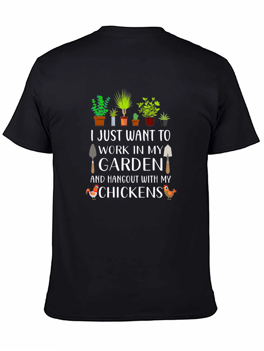 Gardening & Chickens Graphic Tee