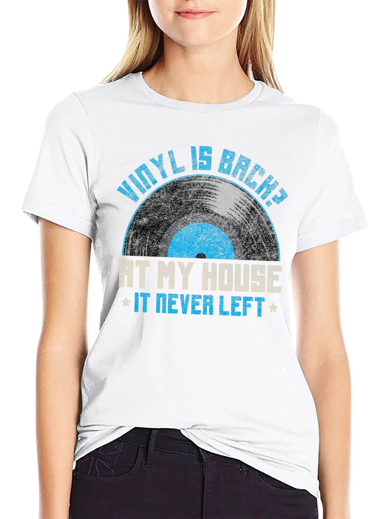 Vinyl is Back T-Shirt - At My House It Never Left