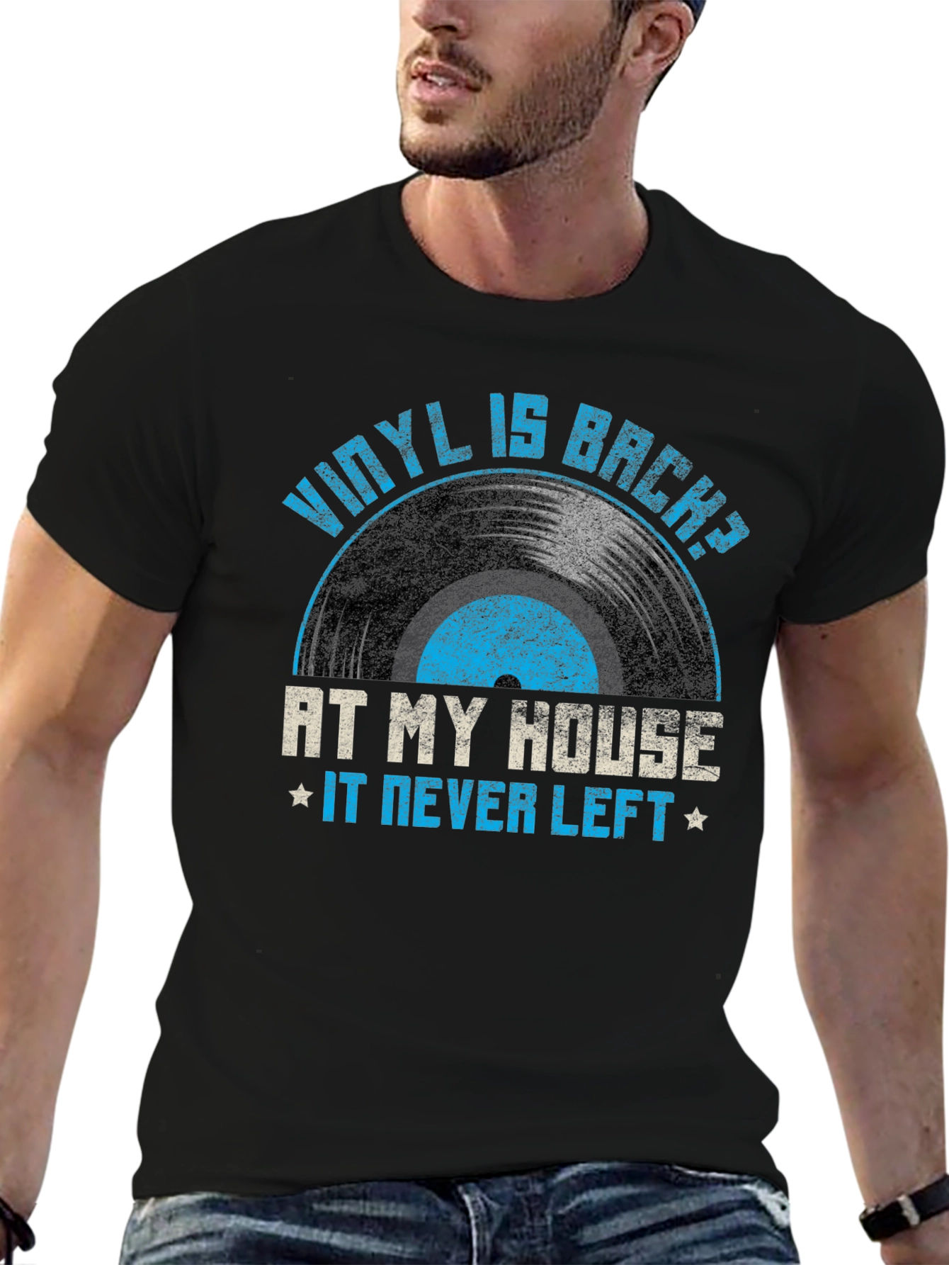 Vinyl is Back T-Shirt - At My House It Never Left
