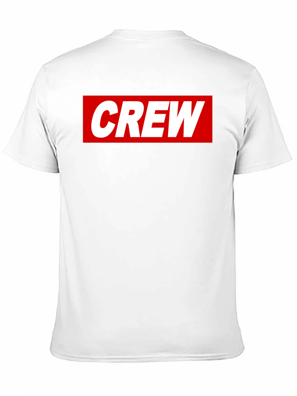 Crew Graphic Tee - Casual Black Cotton T-Shirt