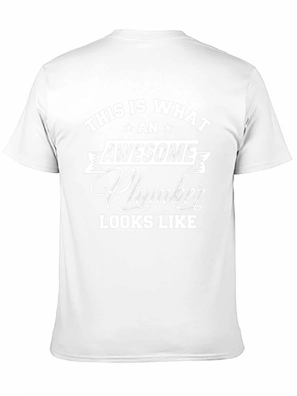 Awesome Plumber T-Shirt - Black