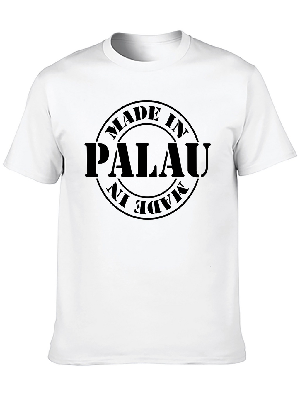 Made in Palau Graphic T-Shirt - Black