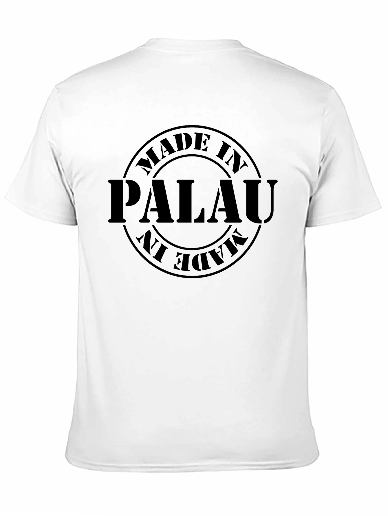 Made in Palau Graphic T-Shirt - Black