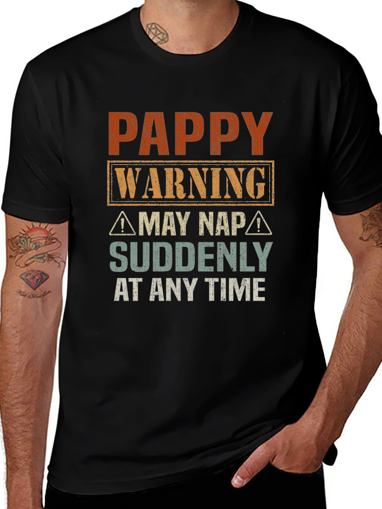 Pappy Warning Funny Graphic T-Shirt
