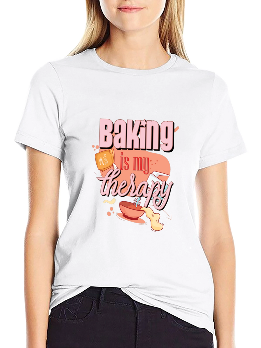 Baking Therapy T-Shirt - Comfort & Style