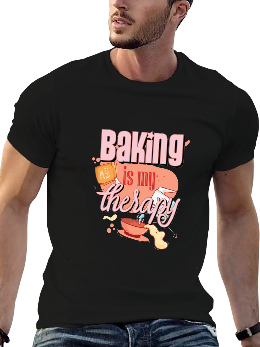 Baking Therapy T-Shirt - Comfort & Style