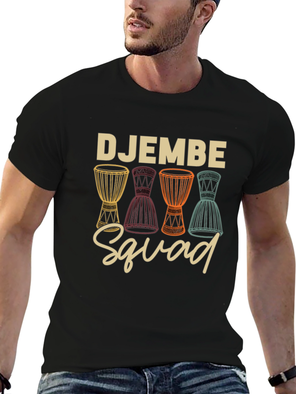 Djembe Squad Graphic Tee - Rhythm & Percussion