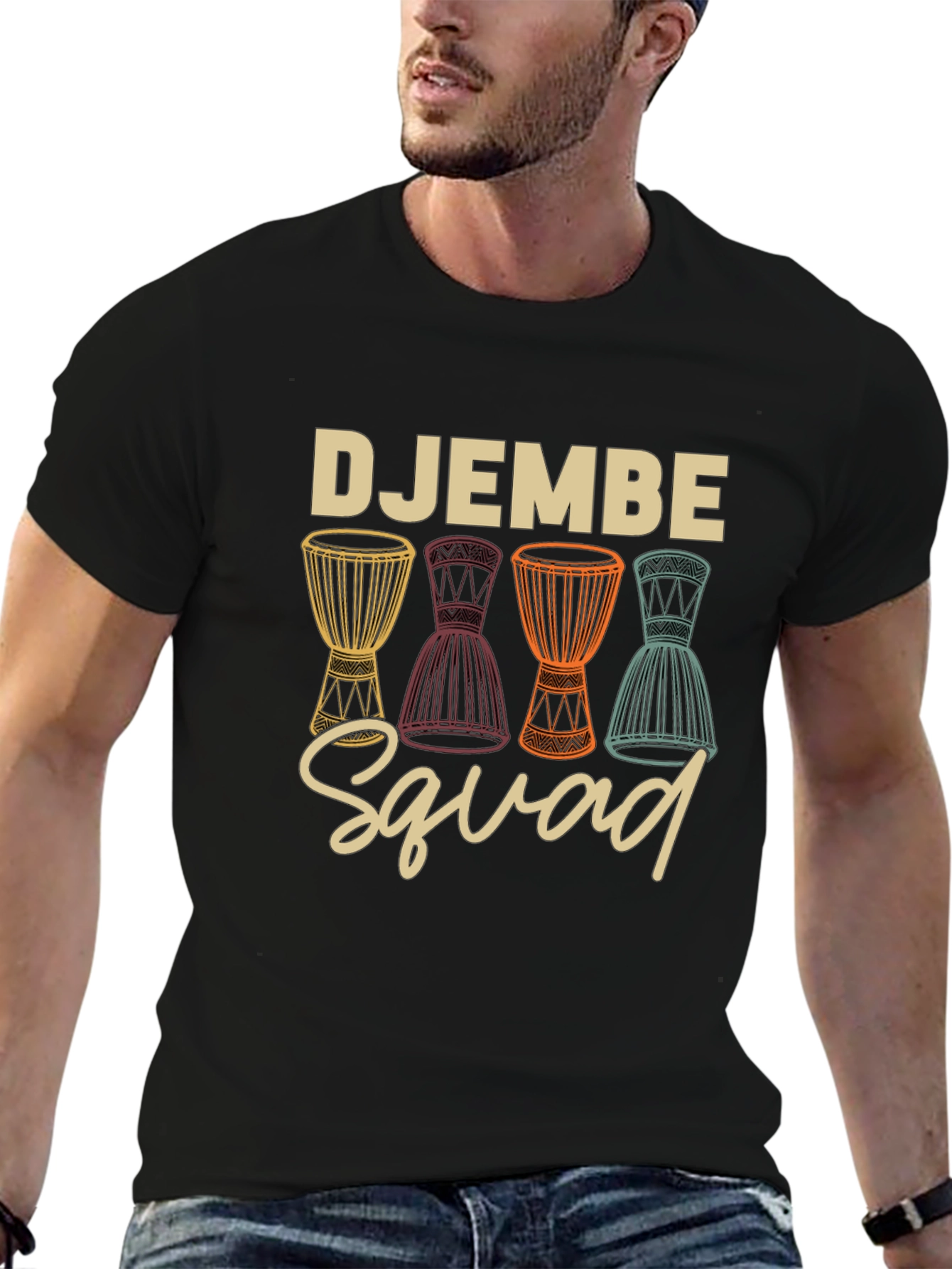 Djembe Squad Graphic Tee - Rhythm & Percussion
