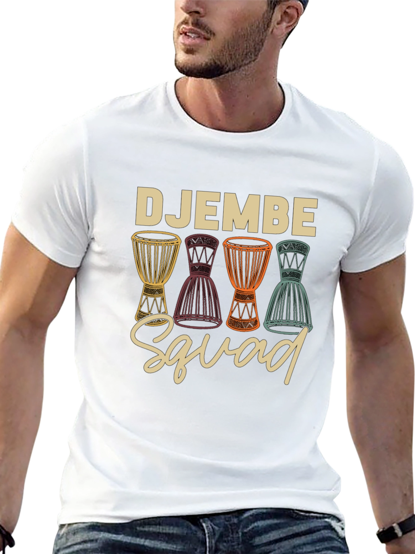 Djembe Squad Graphic Tee - Rhythm & Percussion