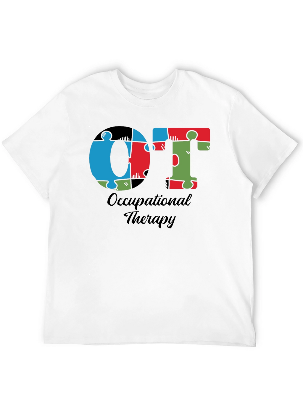 OT Occupational Therapy Puzzle Piece T-Shirt