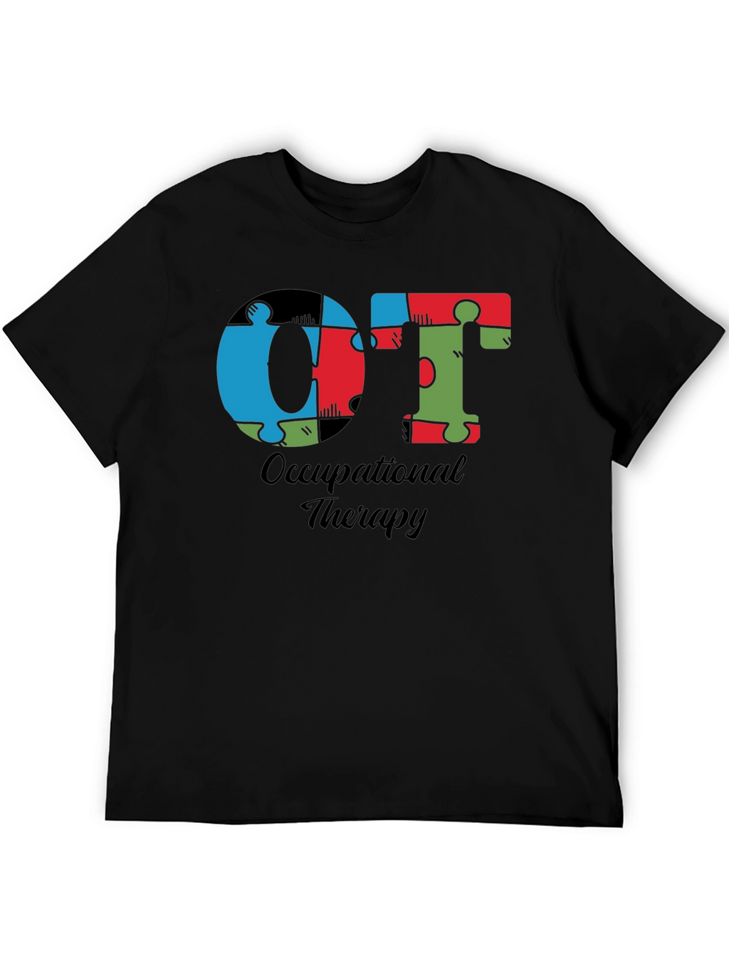 OT Occupational Therapy Puzzle Piece T-Shirt