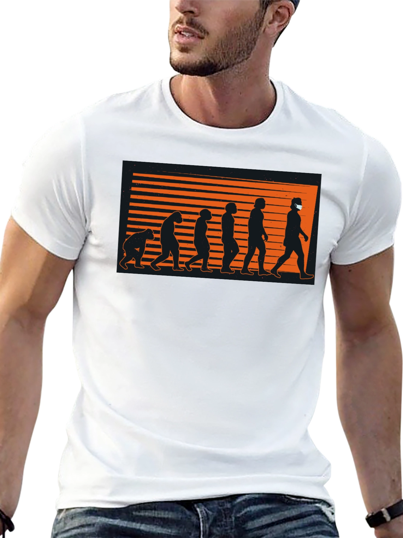 Evolution of Man T-Shirt - Masked Edition