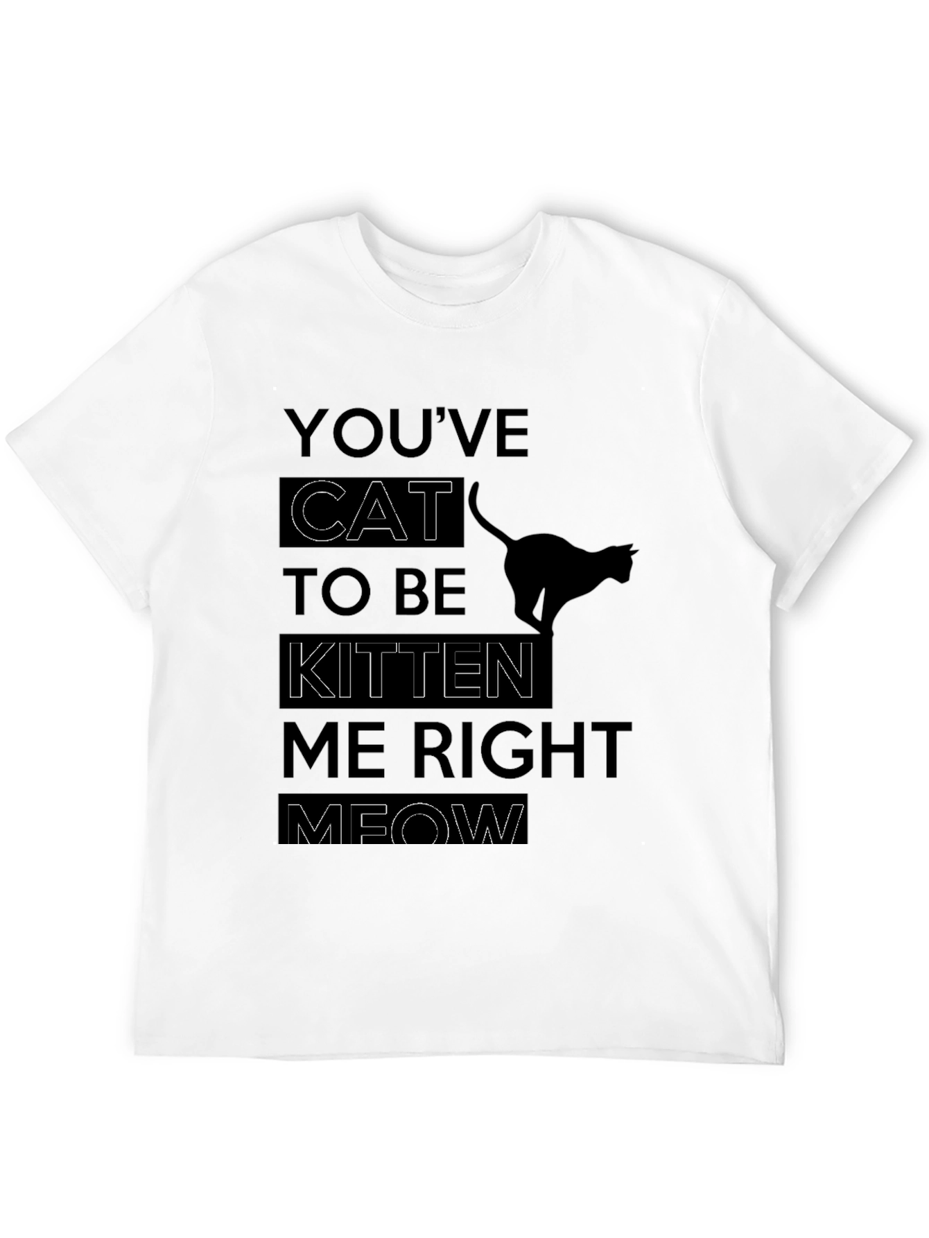 Youve Cat To Be Kitten Me Right Meow T-Shirt
