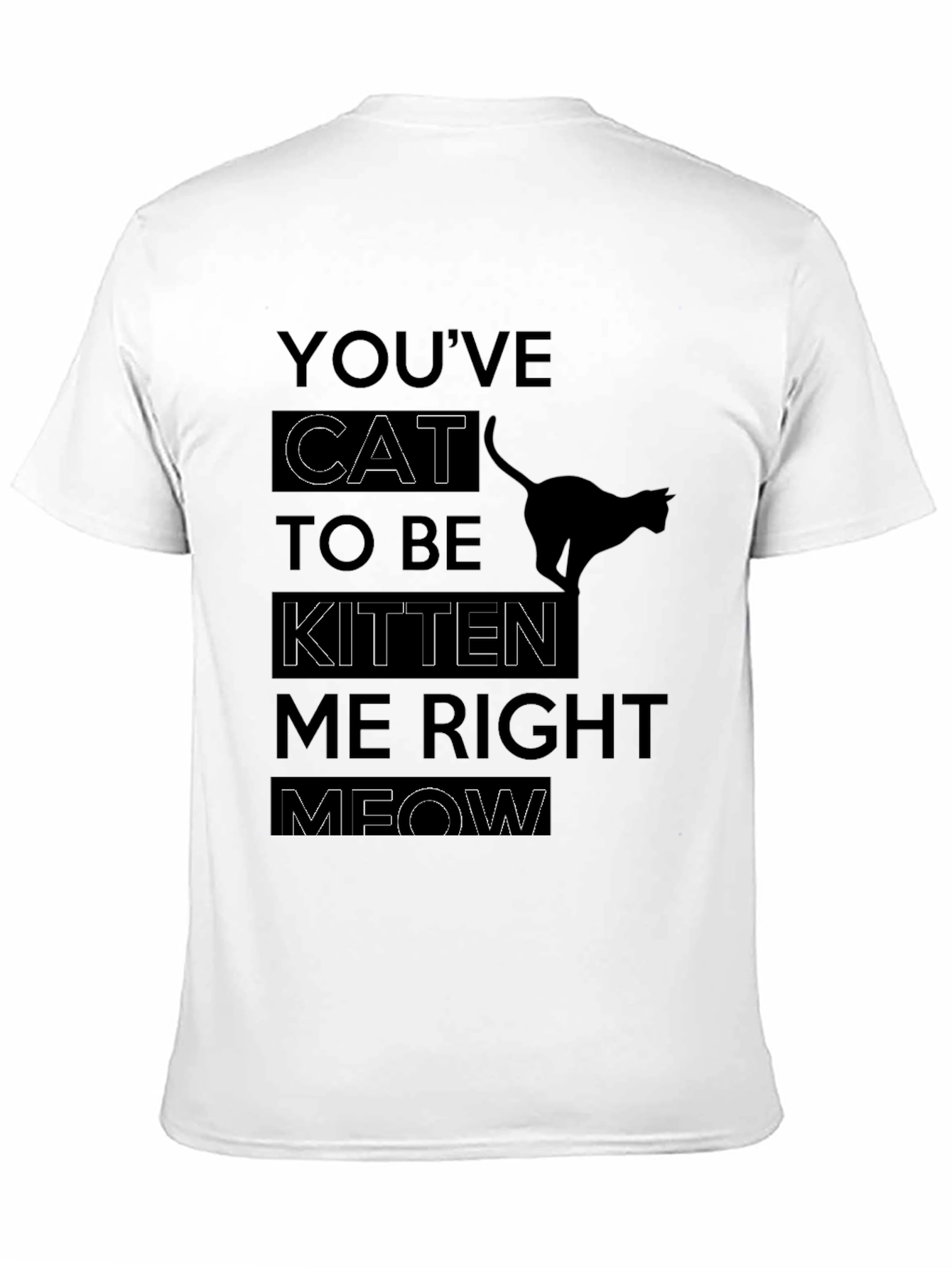 Youve Cat To Be Kitten Me Right Meow T-Shirt