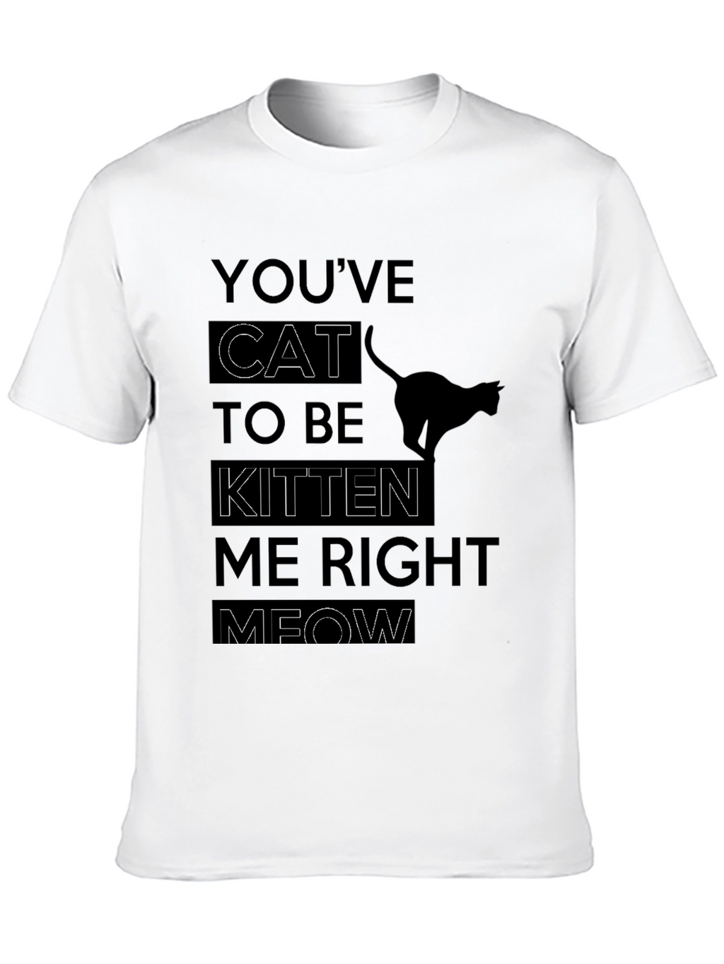 Youve Cat To Be Kitten Me Right Meow T-Shirt